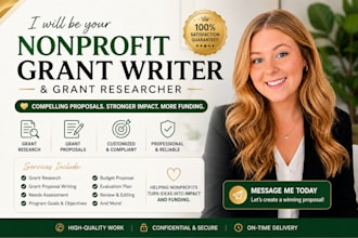 write winning nonprofit grant proposals and grant applications