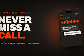 build an ai phone receptionist that answers calls and books jobs