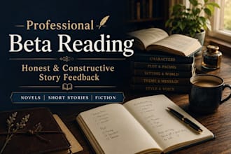 beta reader with honest and constructive feedback