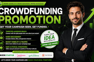 do crowdfunding promotion on indiegogo gofundme kickstarter
