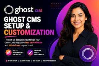 build ghost cms website setup ghost newsletter ghost blog website ghost theme