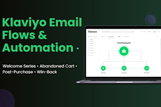 setup klaviyo shopify sales funnel and klaviyo email marketing flows automation