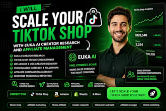 scale your tiktok shop with euka ai creator research and affiliate management