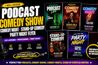 comedy night flyer, comedy night, stand up comedy, night club, comedy show