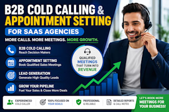 do b2b cold calling and appointment setting for saas agencies
