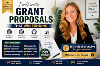 be your expert grant writer, grant researcher, and grant consultant