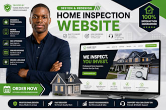 design a home inspection website renovation and home improvement website design