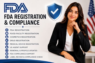 do fda registration and compliance for food, cosmetics, drug and medical devices