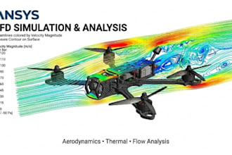 perform cfd, fea, stuctural and thermal analysis using ansys, comsol and abaqus