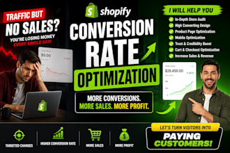 do shopify conversion rate optimization to increase sales