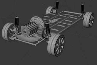 convert car concepts into 3d printable car model,rc car,electric vehicle chassis