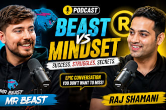 design professional youtube podcast thumbnails designer