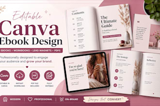 design canva ebook formatting pdf design canva workbook design canva template