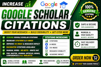 increase google scholar citation, backdate citation in indexed journals