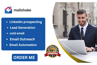 setup mailshake linkedin prospecting cold email lead generation email outreach