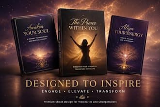 design a premium ebook, workbook, lead magnet PDF or digital guide