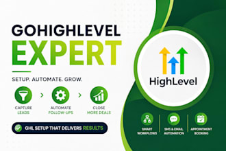 setup gohighlevel funnel, automation and crm setup ghl website, ghl sales funnel