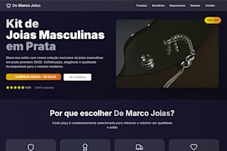build a modern and responsive react landing page