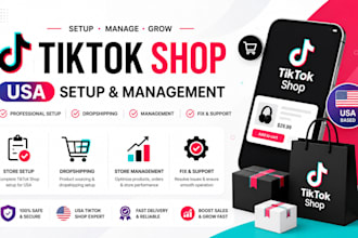 setup tiktok shop setup USA tiktok shop dropshipping manager fix tik tok shop
