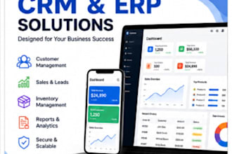 develop a custom CRM or erp system for your business