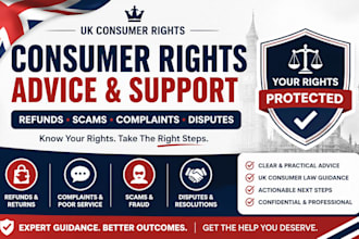 provide UK consumer rights advice for refunds, scams, complaints, and disputes