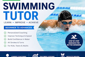 tutor you on swimming perfectly