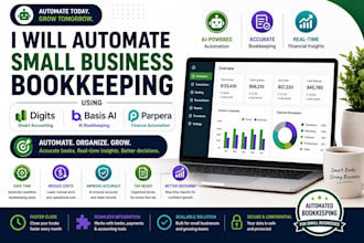 do bookkeeping using digits basis ai parpera for retailers and smes