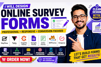 online survey forms heyflow tally cognito outgrow google form zoho form wpform