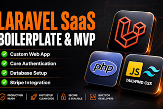 build your laravel saas boilerplate, auth and database structure