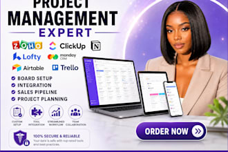 setup monday clickup notion hubspot trello asana zoho crm lofty CRM  frappe CRM
