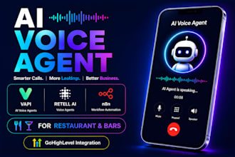 setup ai calling agent, retell ai voice agent, ai receptionist for restaurants