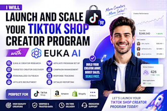 launch and scale your tiktok shop creator program with euka ai