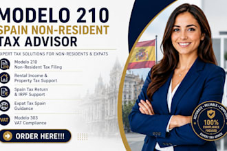 prepare spanish tax returns, modelo 210, modelo 303 and tax filing