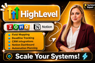 setup gohighlevel pipedrive bitrix24 salesforce notion dashboard crm integration