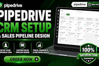 setup pipedrive crm account pipedrive sales pipeline design