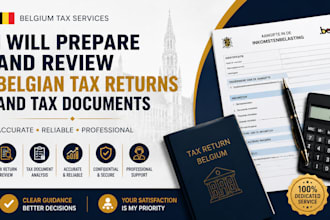 prepare and review belgium tax returns and tax document