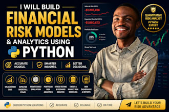 build financial risk models and analytics using python