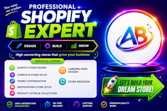 build a premium shopify ecommerce store