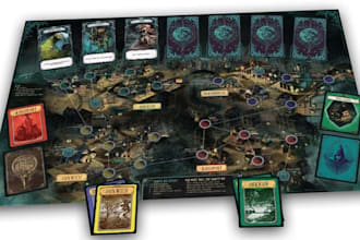 illustrate your board game, card game, tarot cards, card box for game art