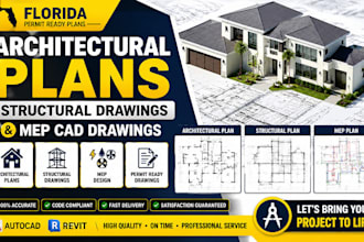 design florida architectural plans, structural drawings and mep cad drawings