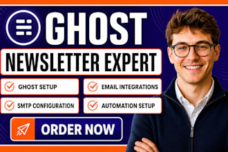 configure ghost self hosted newsletter email automation