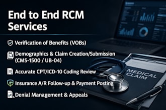 provide complete medical billing and rcm services