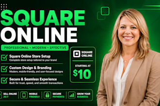 create your square online website