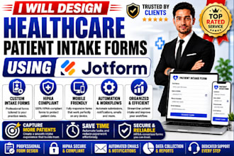 design healthcare patient intake forms using jotform