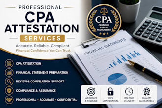 review and prepare financial statements professionally