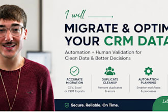 migrate your CRM with automation and human quality assurance