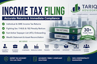 be your fbr tax consultant for notice reply, return, and refund