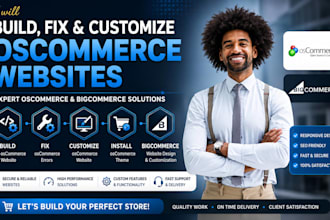 build, fix and customize oscommerce and bigcommerce websites install theme