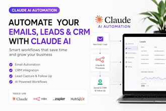 set up claude ai email automation and CRM workflow for your business