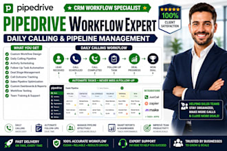 design your pipedrive workflow for daily calling and pipeline management